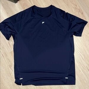 Fabletics Navy Blue Athletic T-Shirt